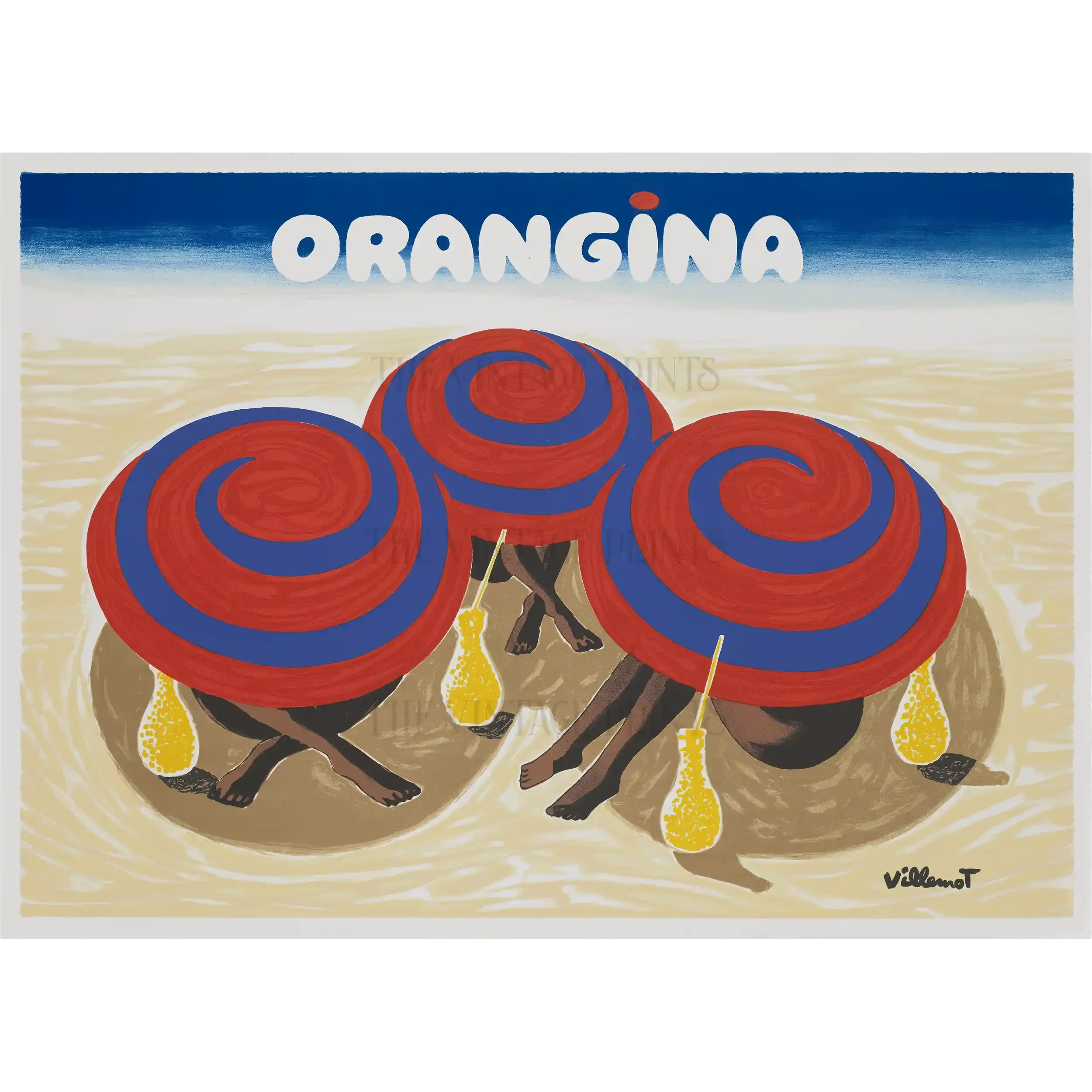Orangina, Trois Parasols, 1984