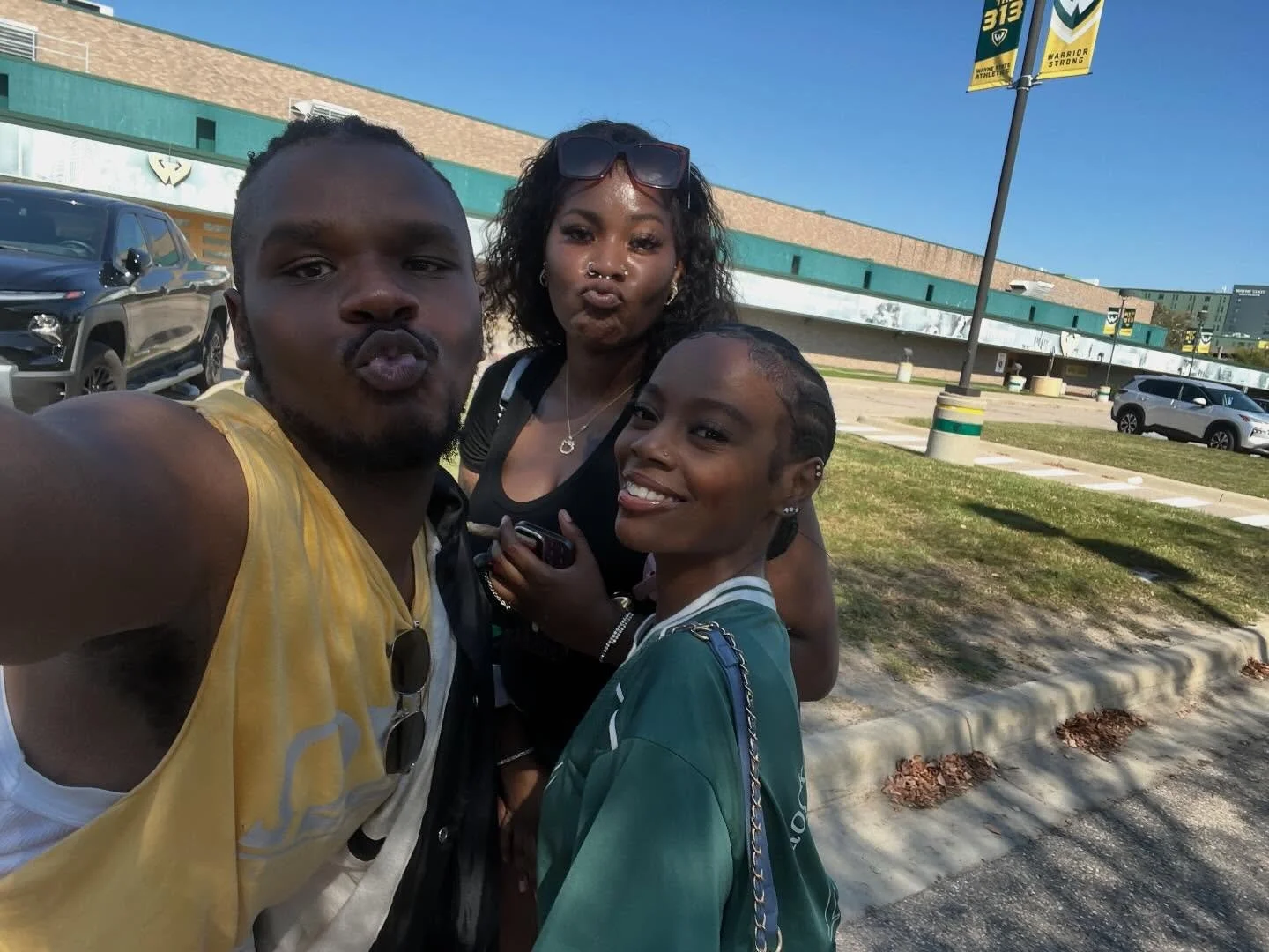 KGW(Kelly Green &amp; White) had a Blast!!! At Alpha Chapter's Homecoming weekend.
Pictured is 2 of our Founder's alongside MDT Soror 
As well as 2 of our biggest organization  partners &amp; supporters!!!