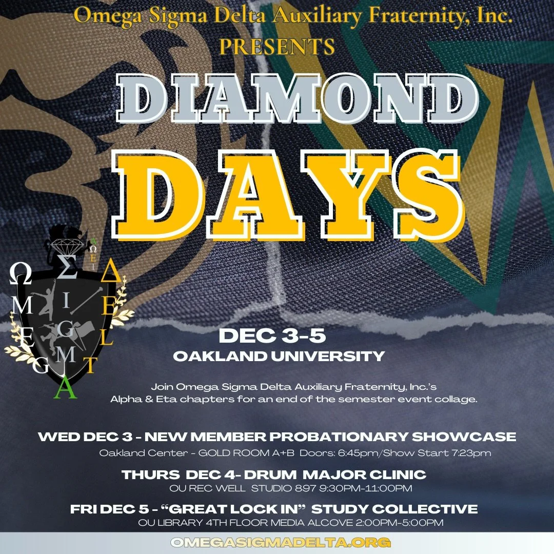 Join us here for OSD Alpha &amp; Eta Chapter's end of the year events !!! 

Ongoing events from Now to December 5 

See you all there

&quot;Creation, Service, GREATER Auxiliaries&quot;