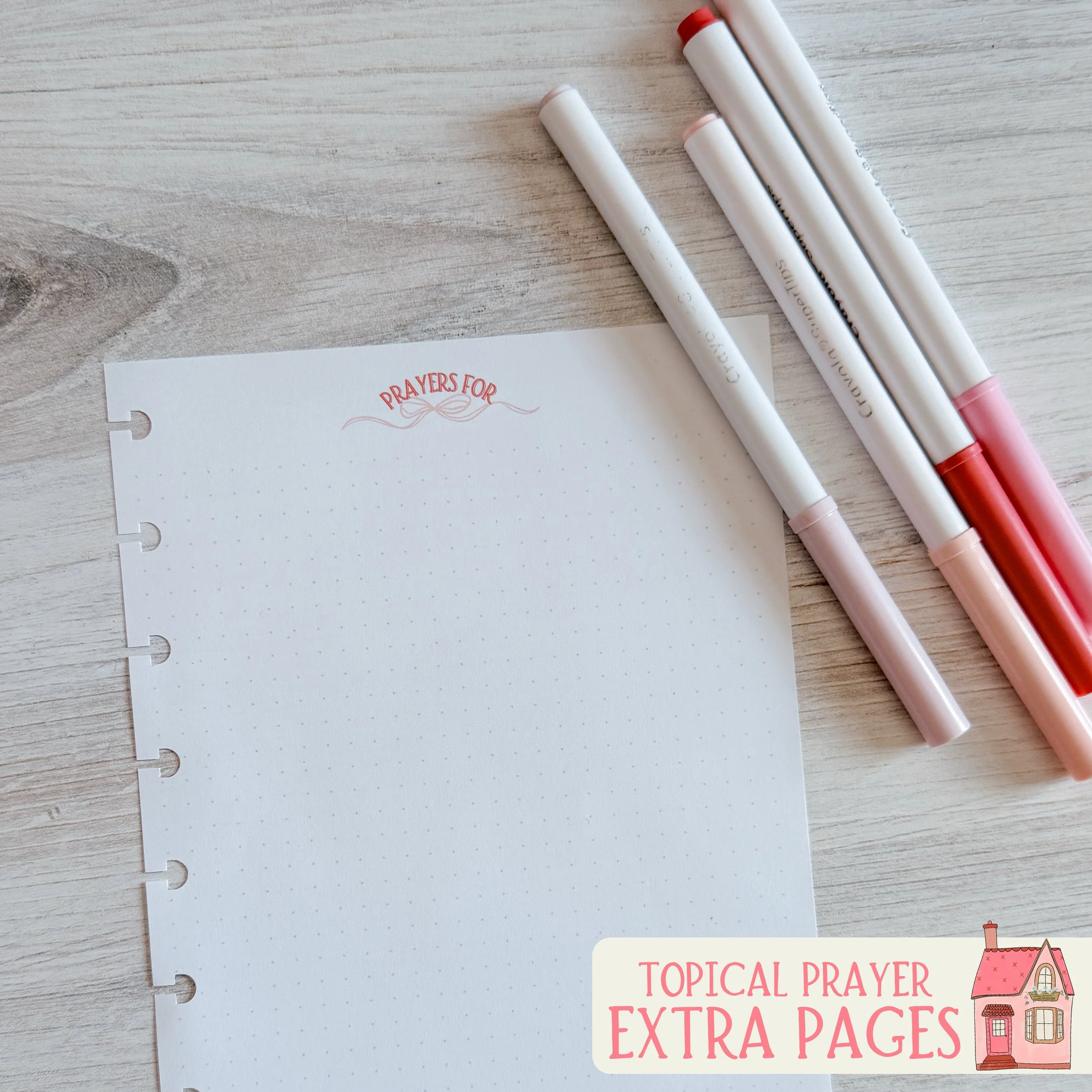 Topical Prayer Refill Pages