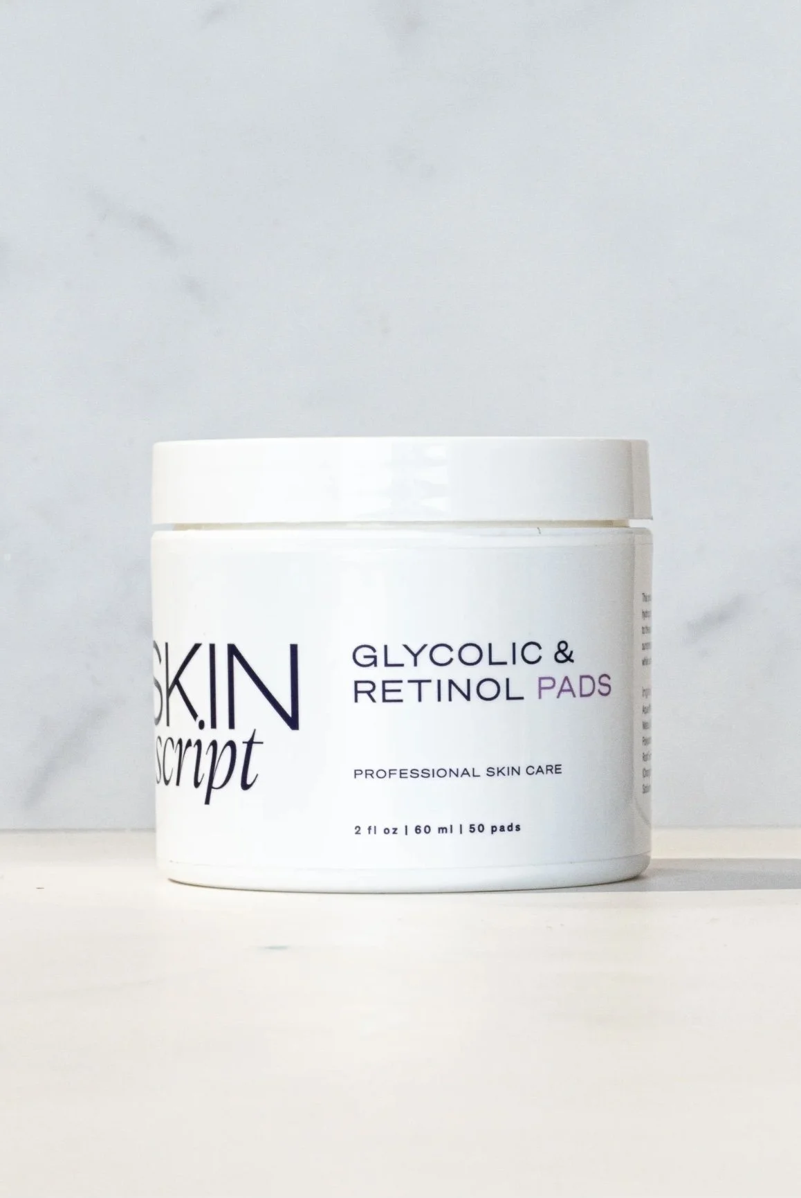 Glycolic and Retinol Pads 2 oz.