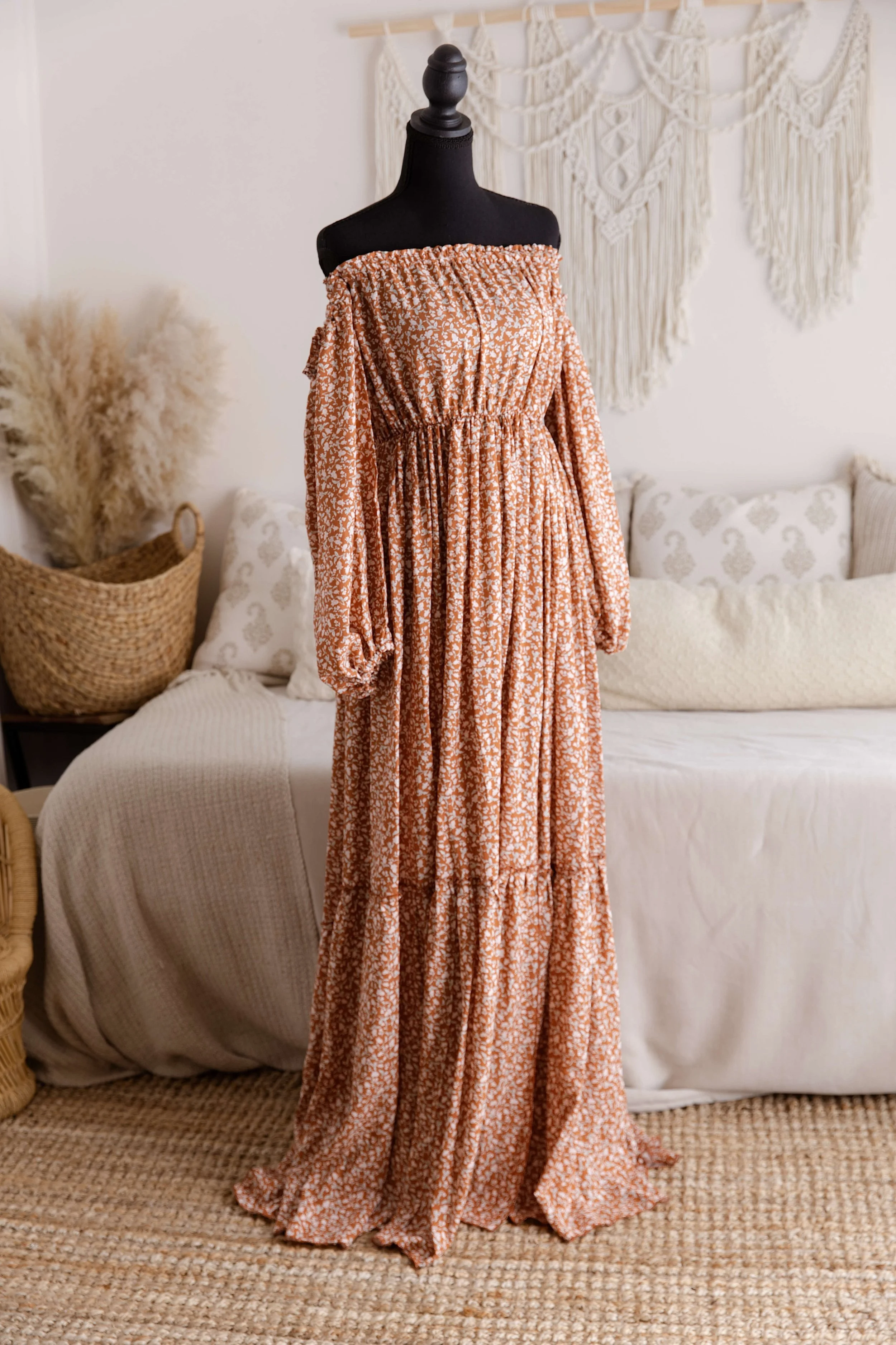 Neutral Boho Dress