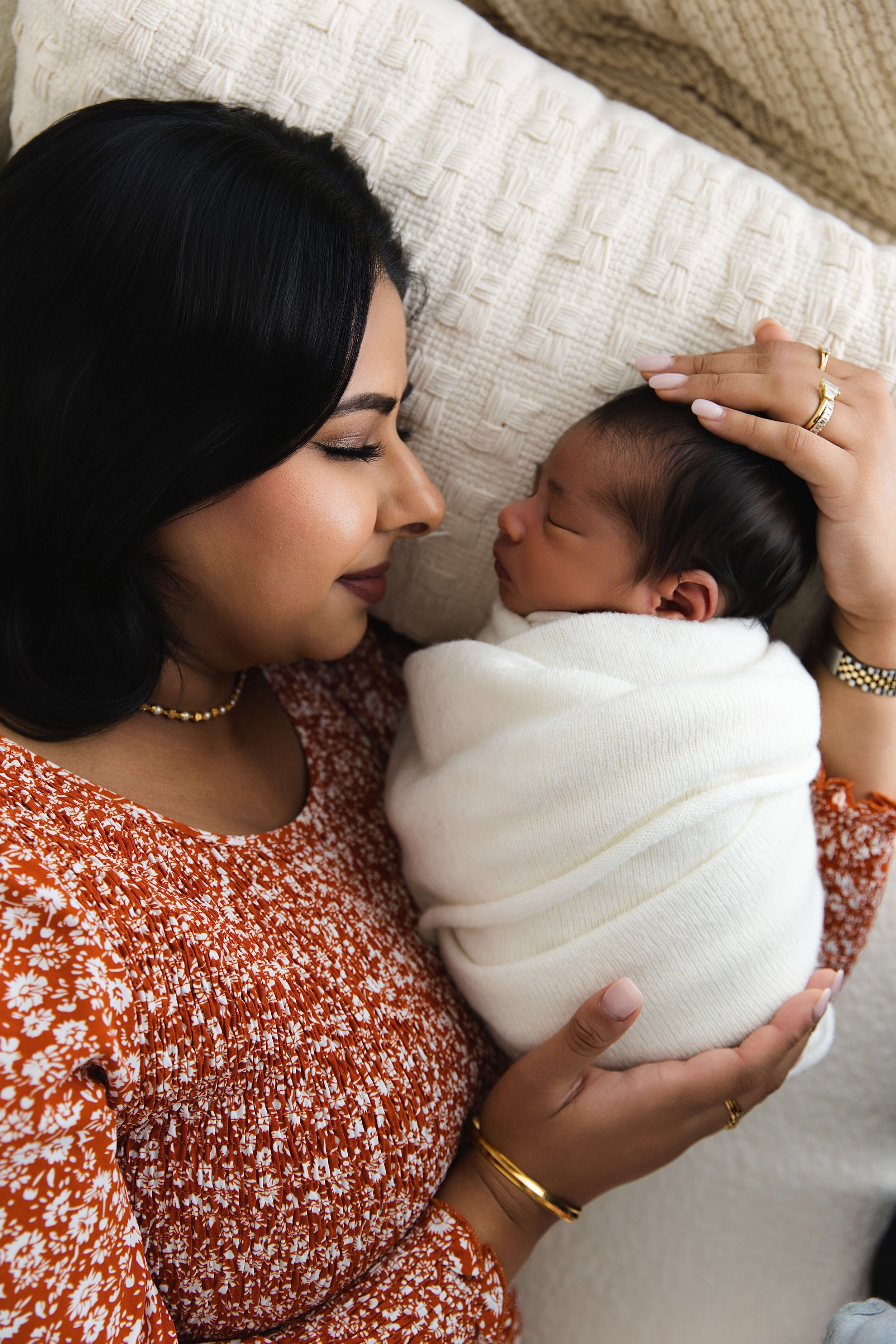 Timeless Newborn Family Portrait Allen Tx at Lama's Littles Photography