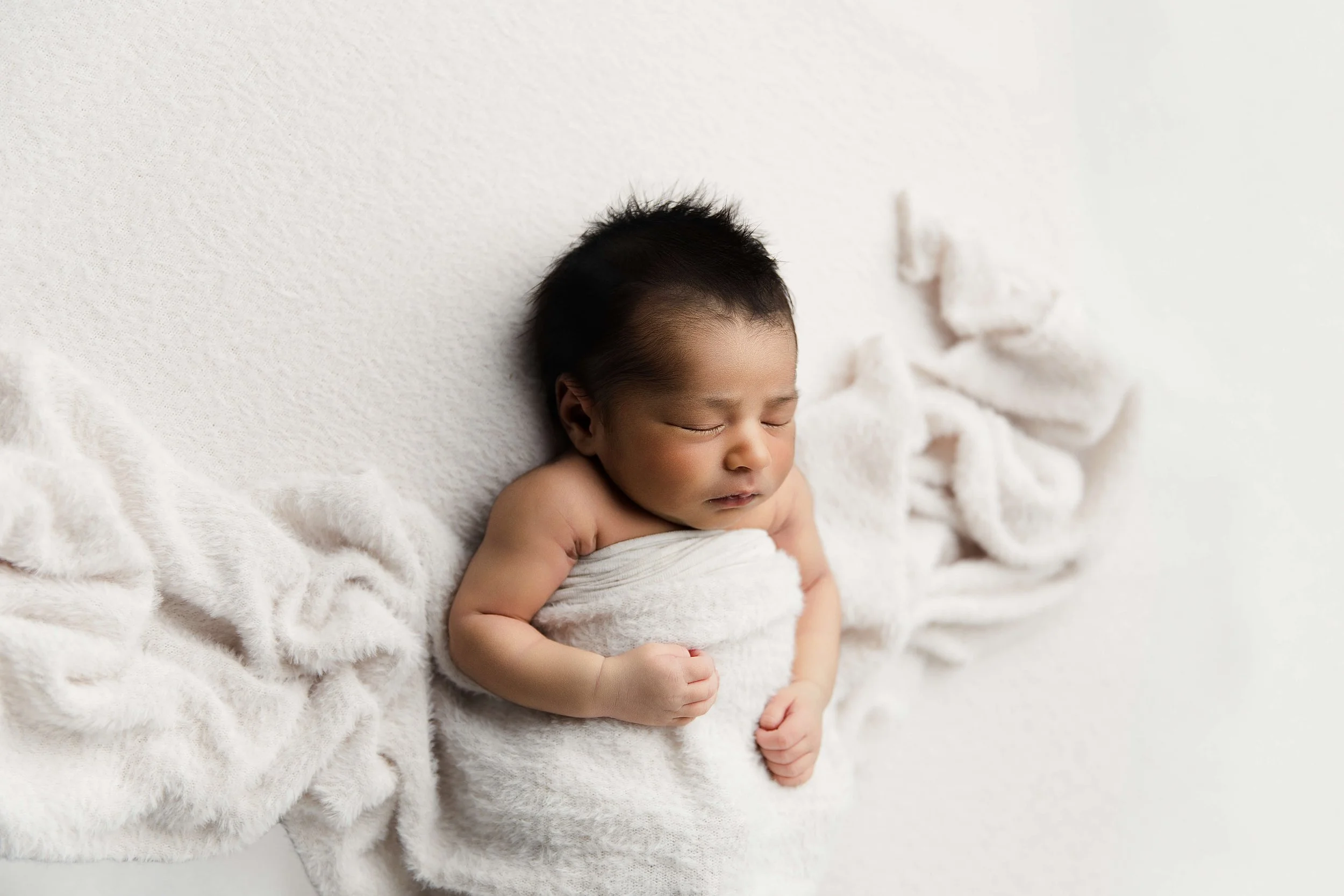 Grandparent And Newborn Baby Portrait Allen Tx at Lama's Littles Photography