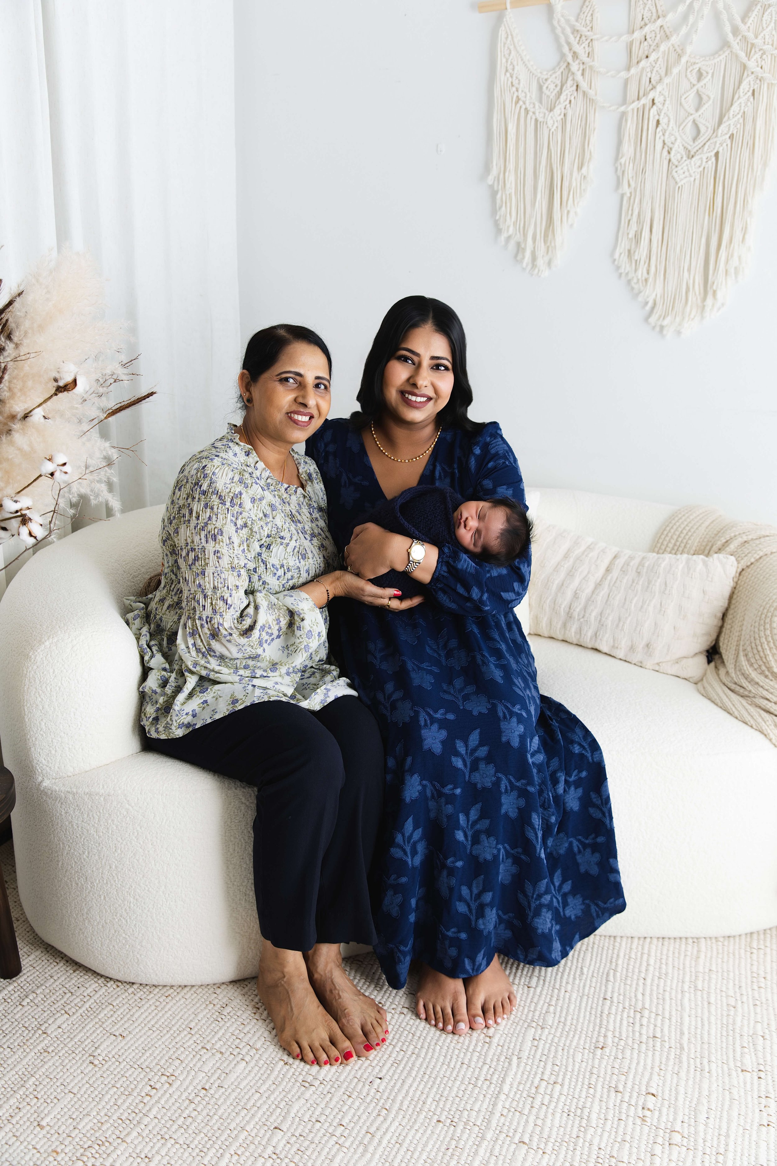 Newborn Baby With Parents Allen Tx at Lama's Littles Photography