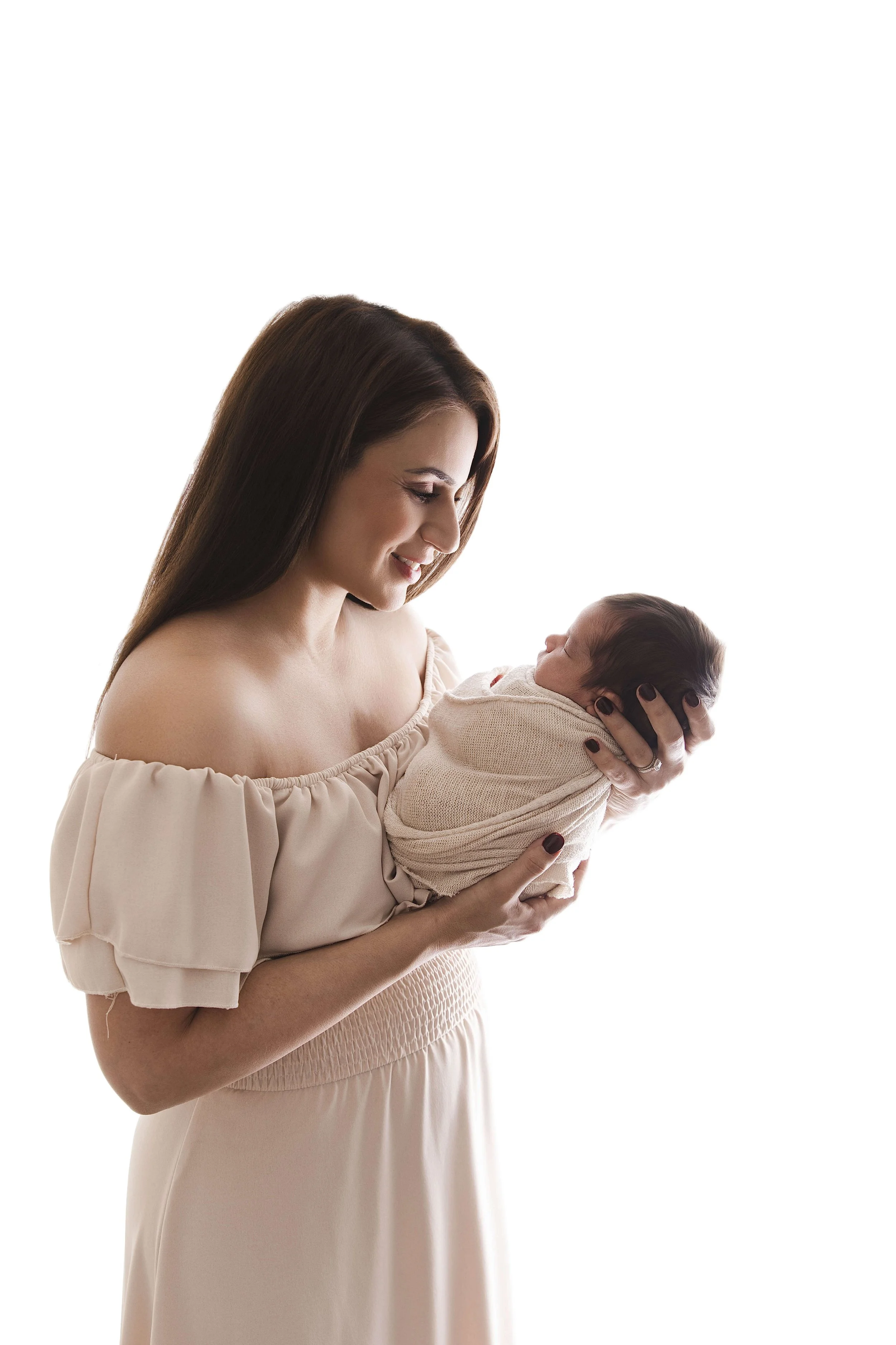 mom and baby boy