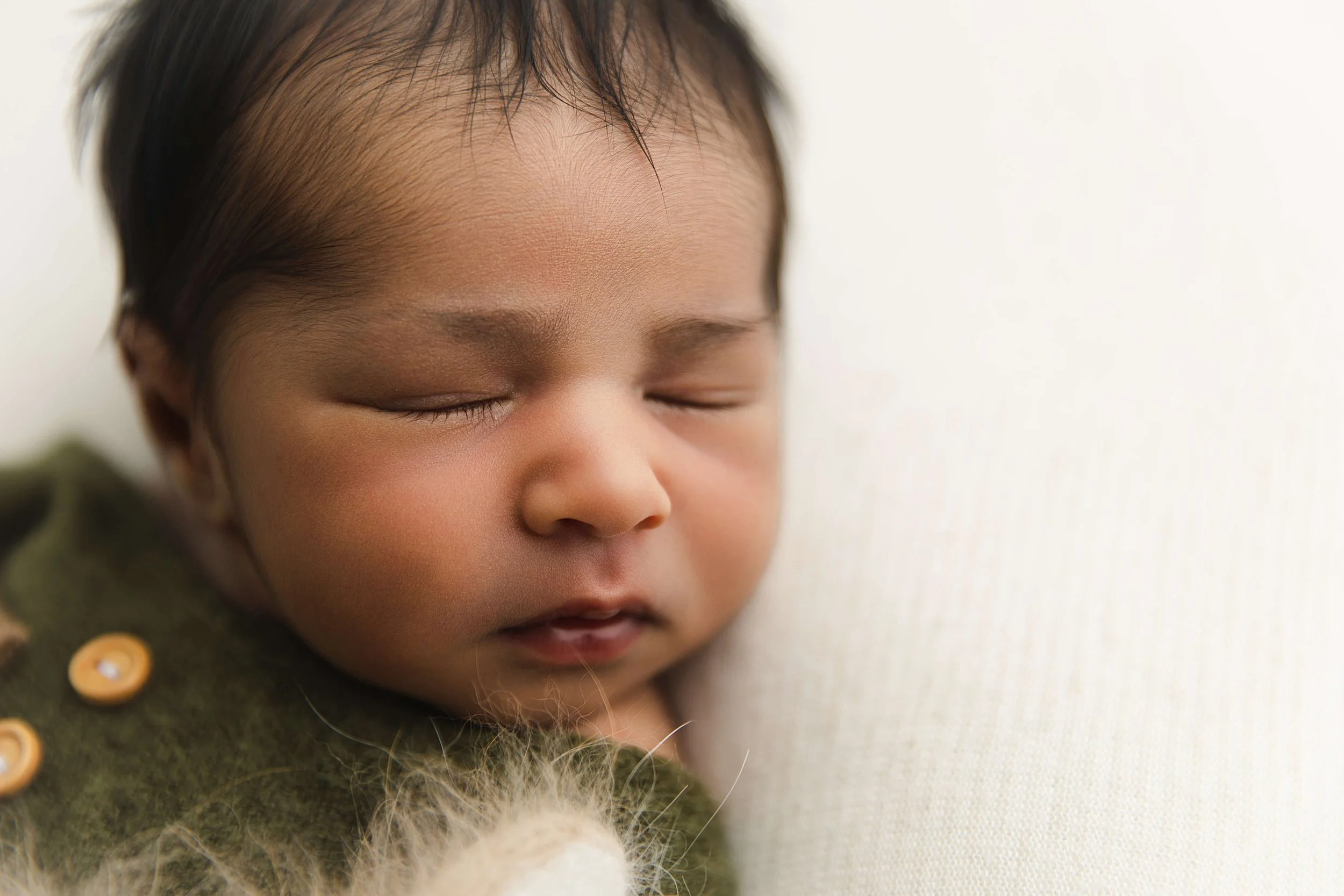 Baby Wrapped Newborn Portrait Allen Tx at Lama's Littles Photography