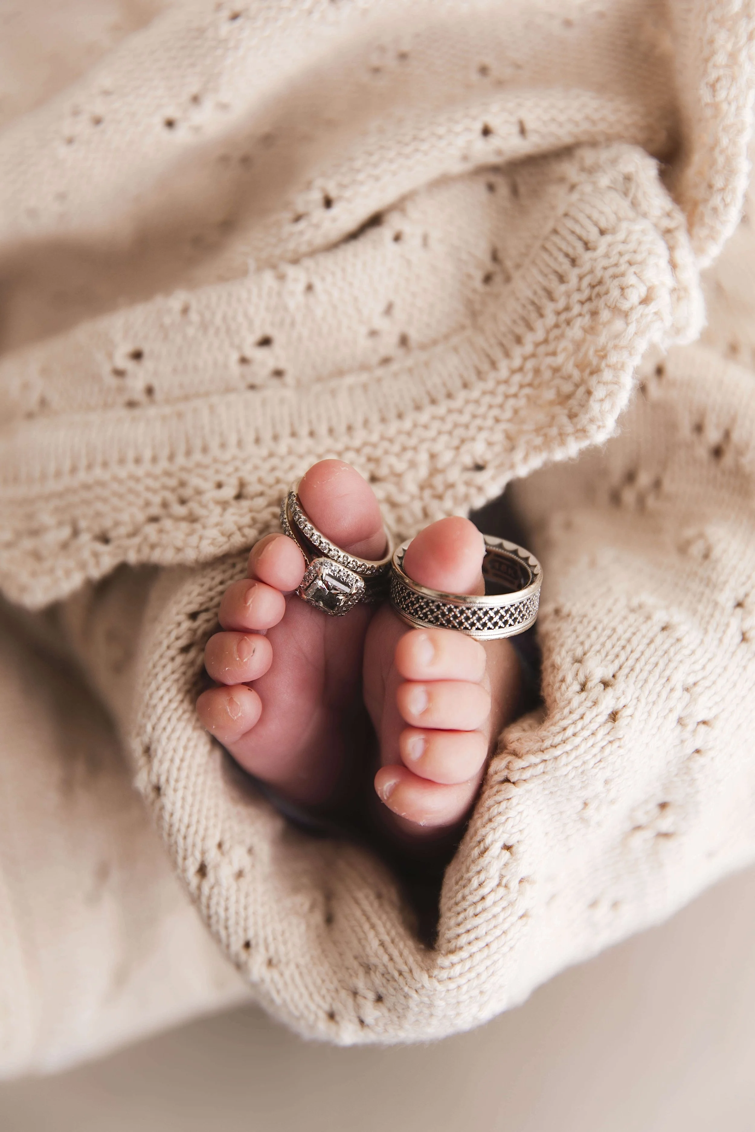 rings on baby toes