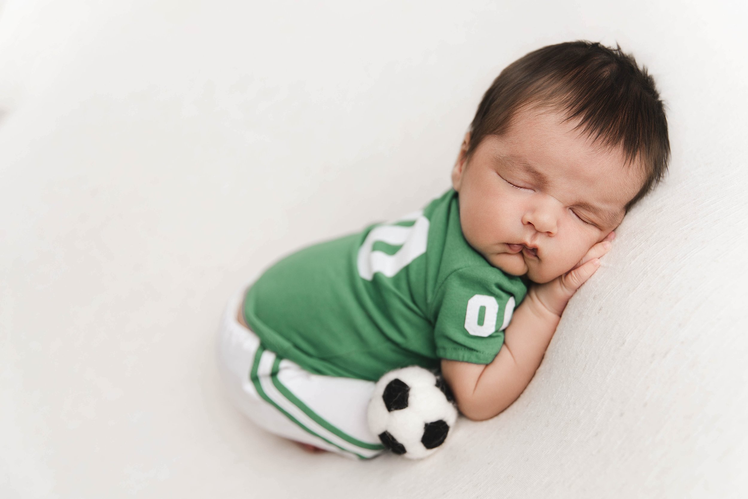 Baby boy soccer theme