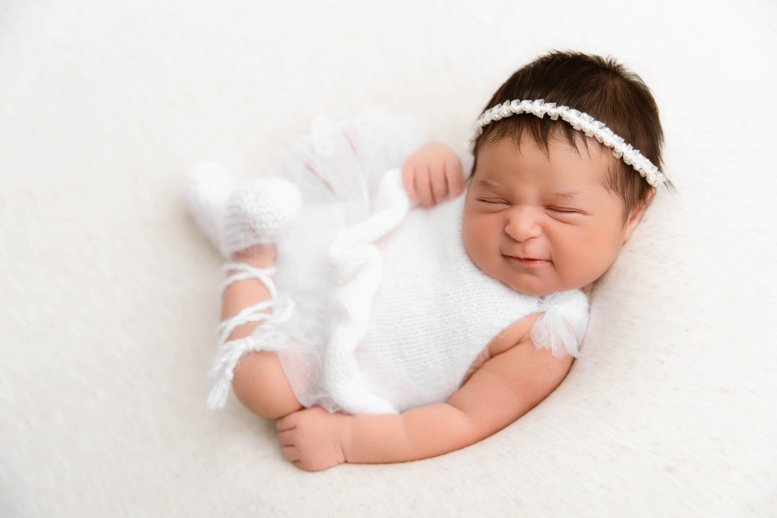 Clean newborn photography studio in Allen Texas serving Frisco Plano and McKinney families