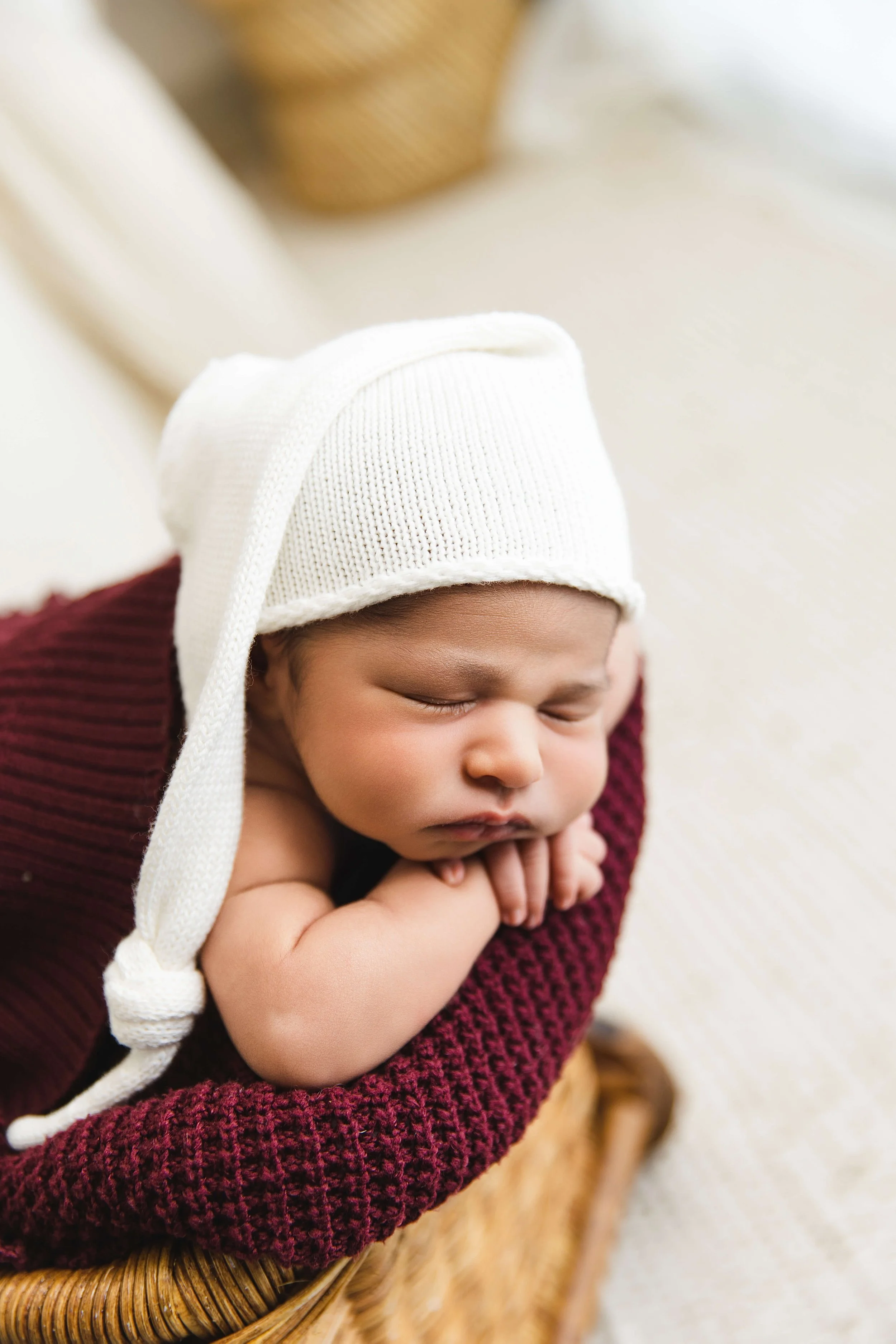 Family With Newborn Baby Allen Tx at Lama's Littles Photography
