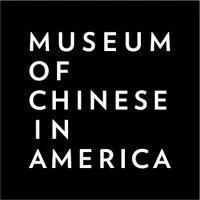 Black background with white text reading 'Museum of Chinese in America'