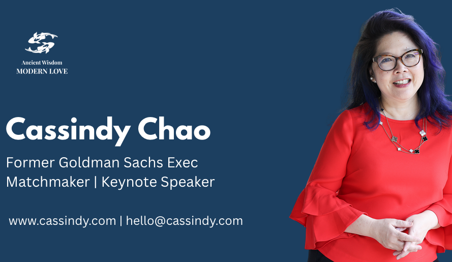 Cassindy Chao, professional Asian matchmaker serving San Francisco, Los Angeles, and New York