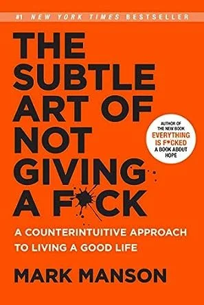 Cover of The Subtle Art of Not Giving a F*ck by Mark Manson 