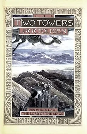 Cover of Two Towers by J.R.R Tolken 
