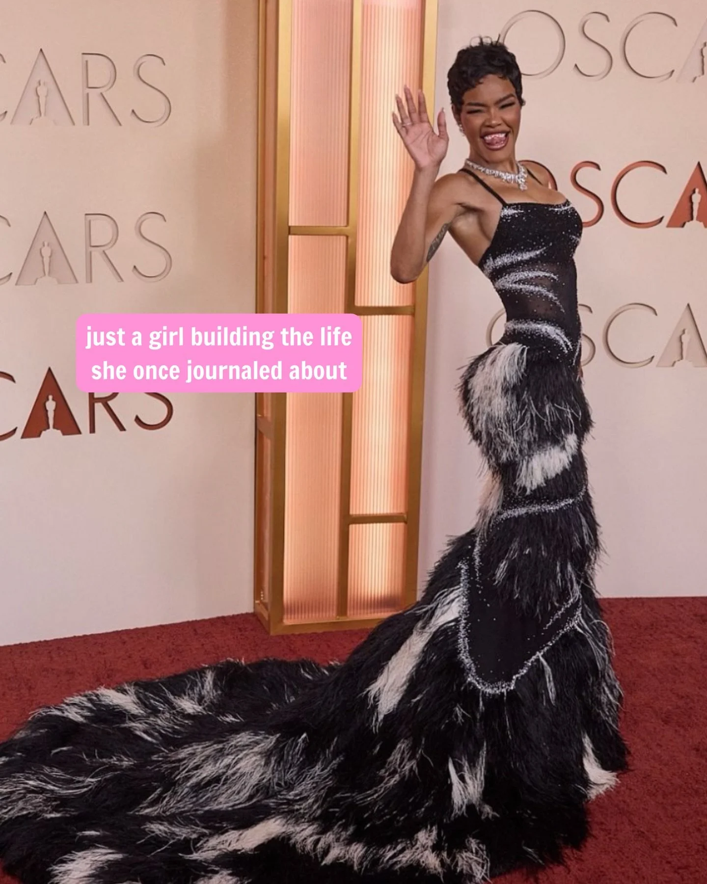 im the last slide bc i got this post out the night of the #oscars2026 😇