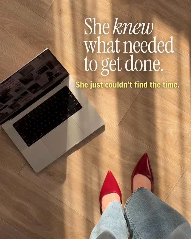 Some things are easy to ignore...until they're not.

Her SOPs were outdated, her systems were behind, and she already knew she was the bottleneck.

The problem wasn't awareness.
It was bandwidth.

If you're ready to feel the same relief, it all start