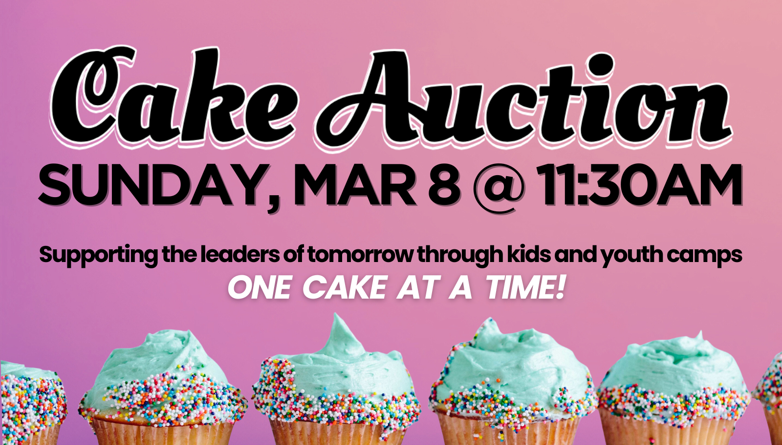 Next Gen Ministries Cake Auction