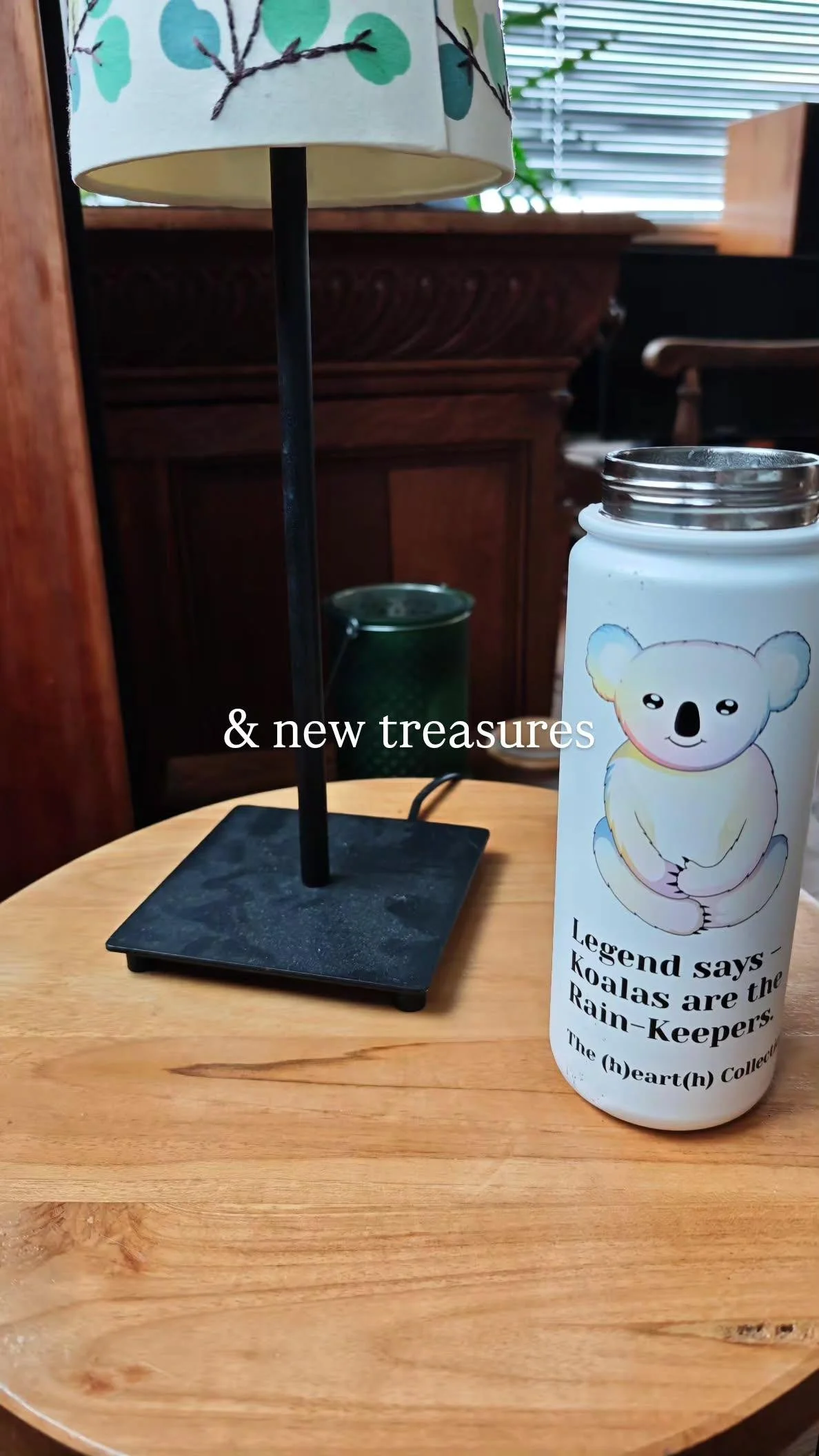 A water bottle with an image of Koala who stands for diversity