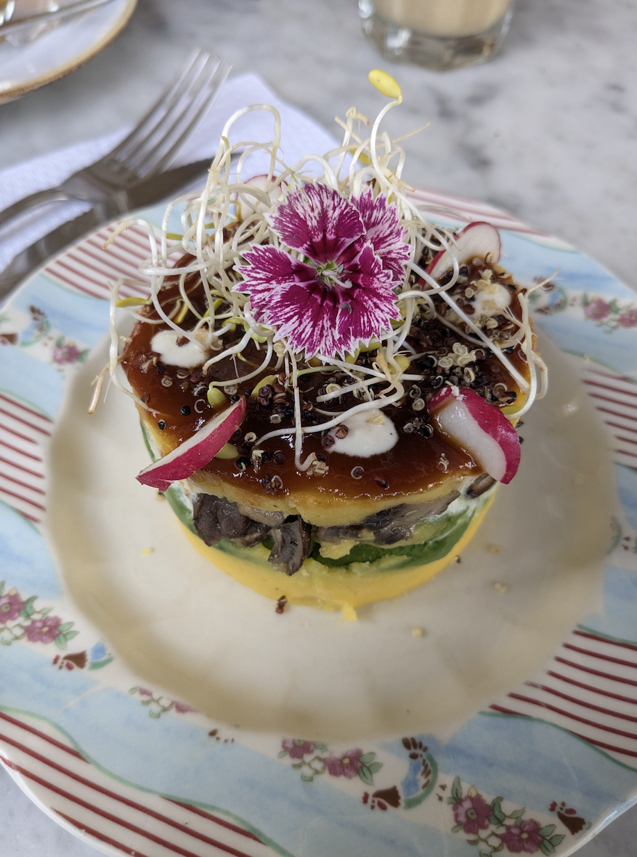 Raw cafe serves this delicious Peruvian dish causa
