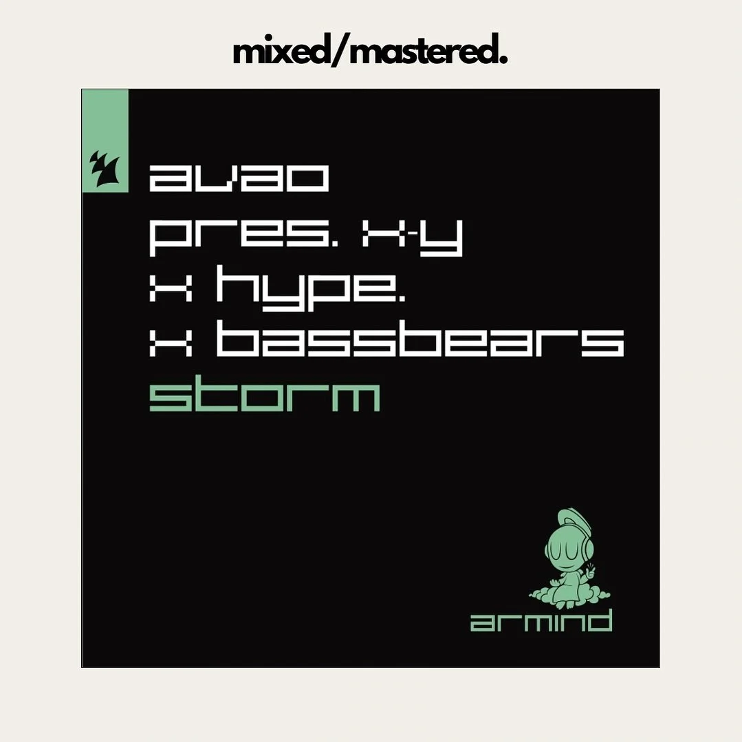 &ldquo;Storm&rdquo; by @avaomusic @iamhype.music @bassbears.official @armadamusic 
mixed/mastered.