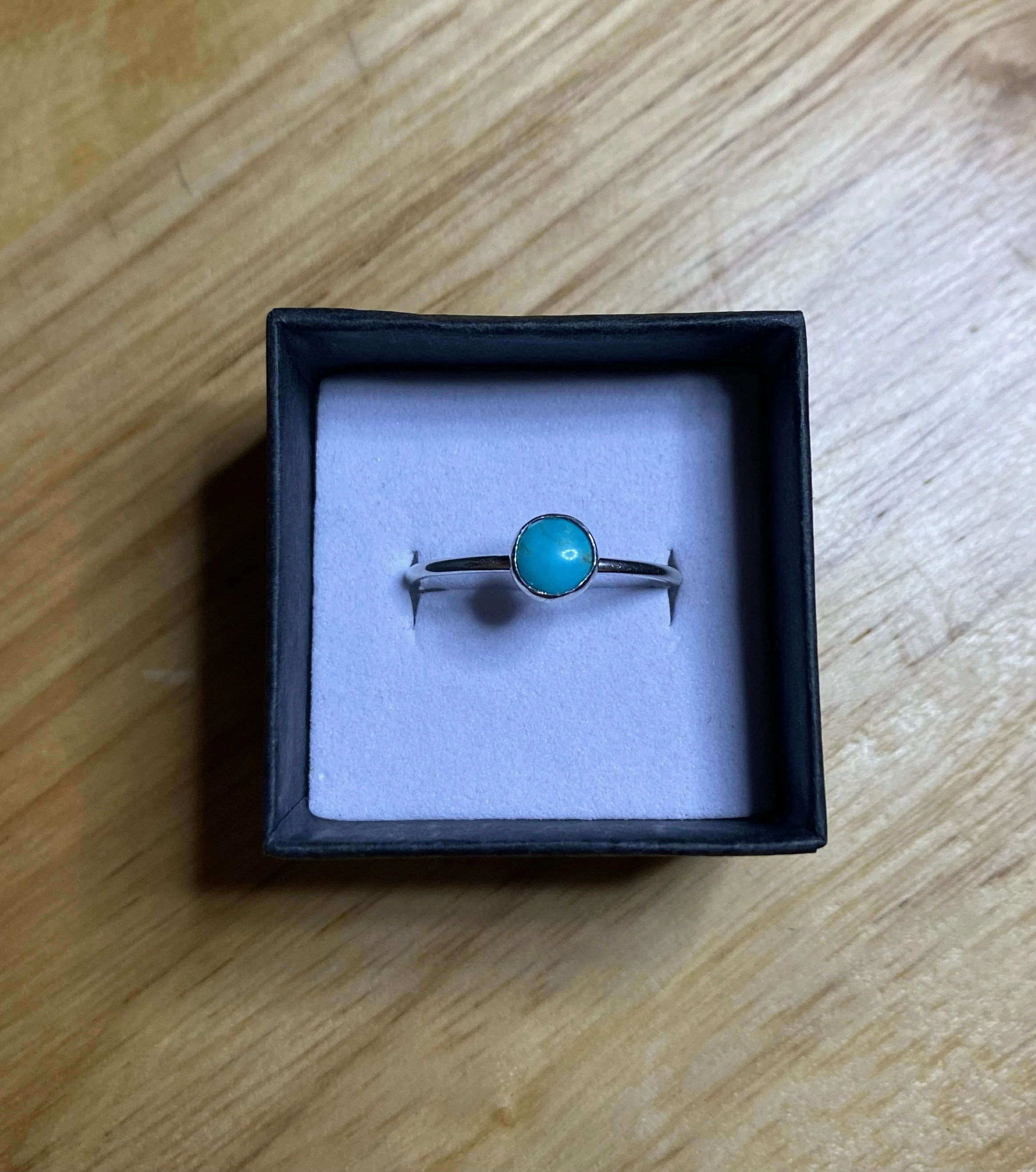 Mini Turquoise Ring size: 9.5