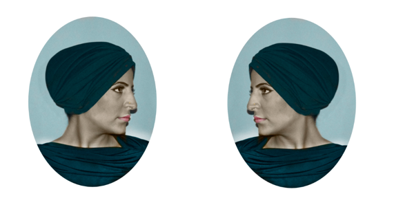 Badawyah+fy+Parees+(A+Bedouin+in+Paris)+_4_2011_Digitalprint+on+Vinyl_approx.45cmx45cm+x2pcs+(1).png