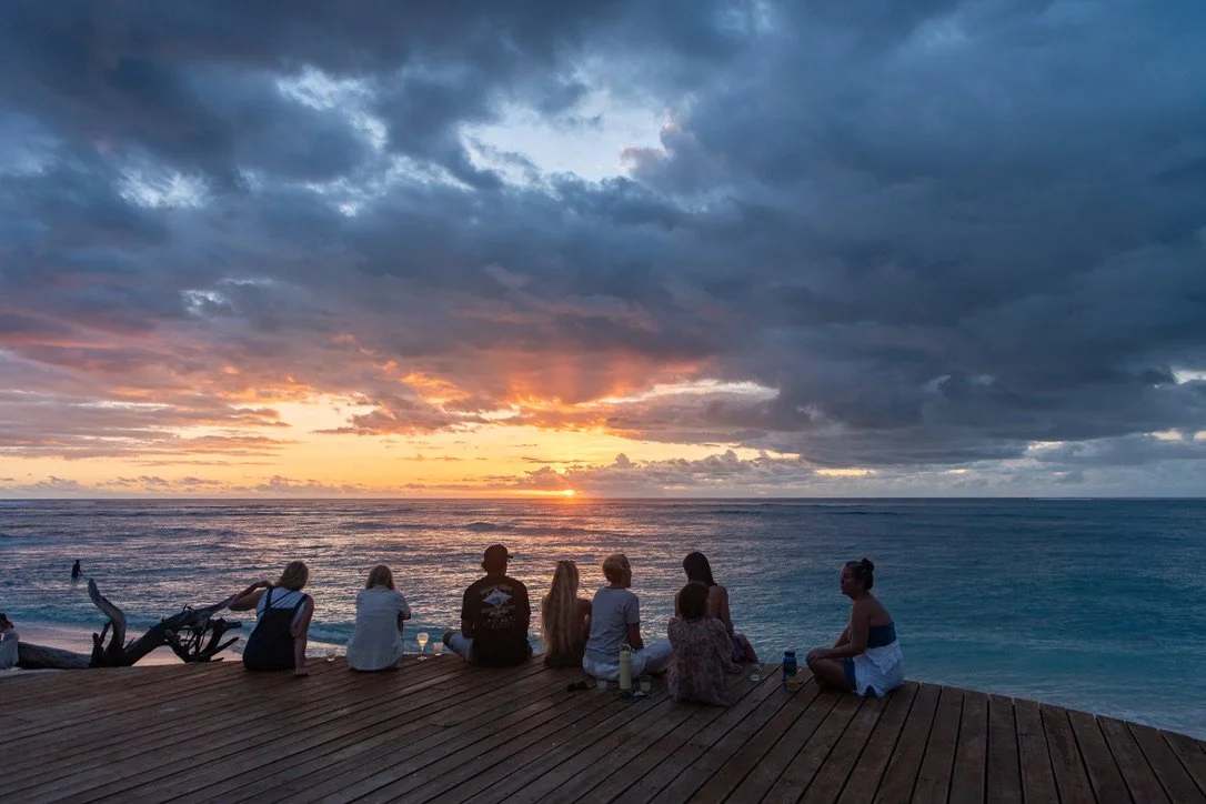 Apres surf in Fiji
