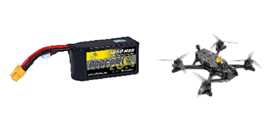4S drone battery