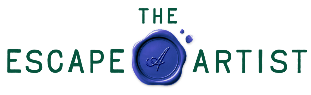 The Escape Artist logo and wax seal