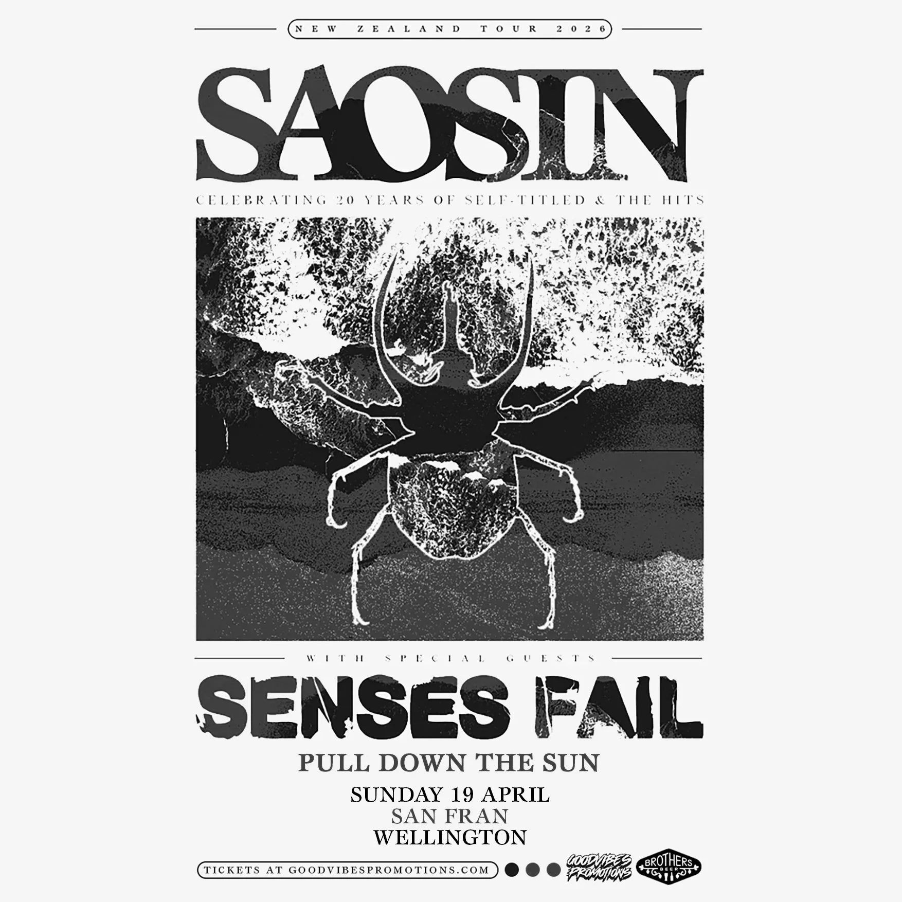 Saosin + Senses Fail | 20 APR 2026 | San Fran WEL