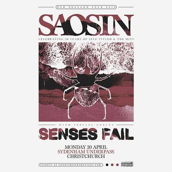 Saosin + Senses Fail | 21 APR 2026 | Sydenham Underpass CHC