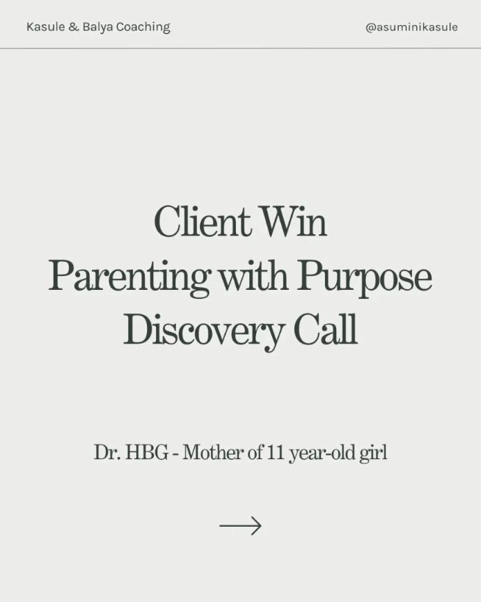 Here is what you have to look forward to in experiencing a discovery call with me: &quot;Asumini is a deep listener, holding space for you to navigate your challenges and reminded me that I had a narrative based on my interpretation of the scenario a