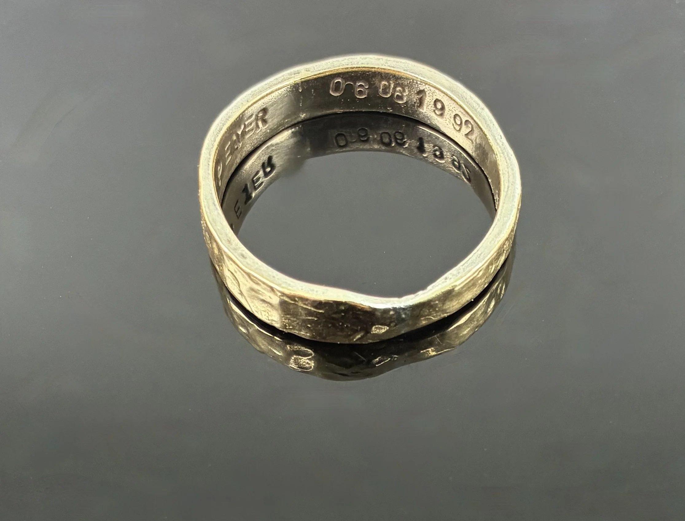 (59) Gold and Sterling Silver Ring