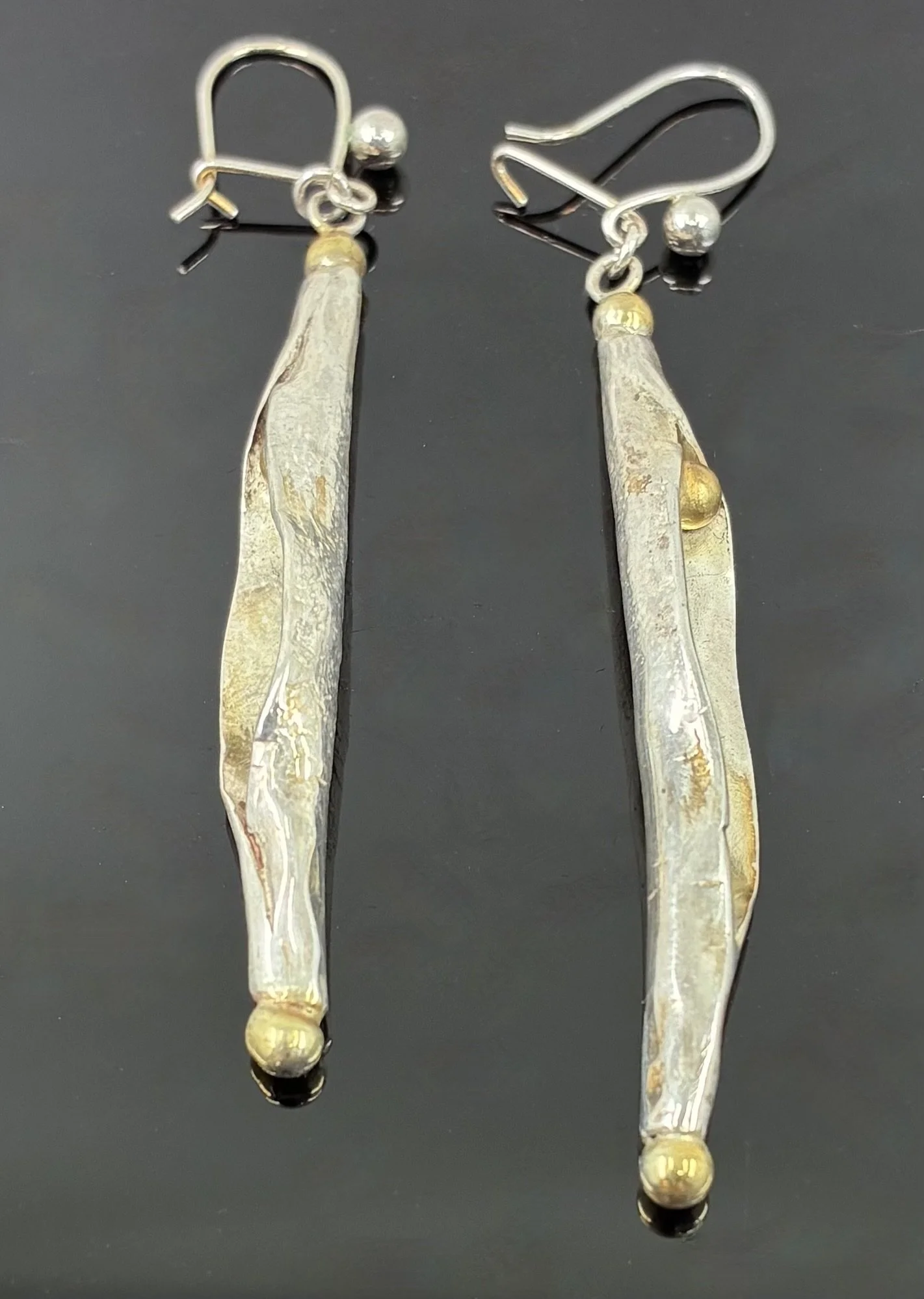 (7) Sterling Silver and Gold Plate Earrings