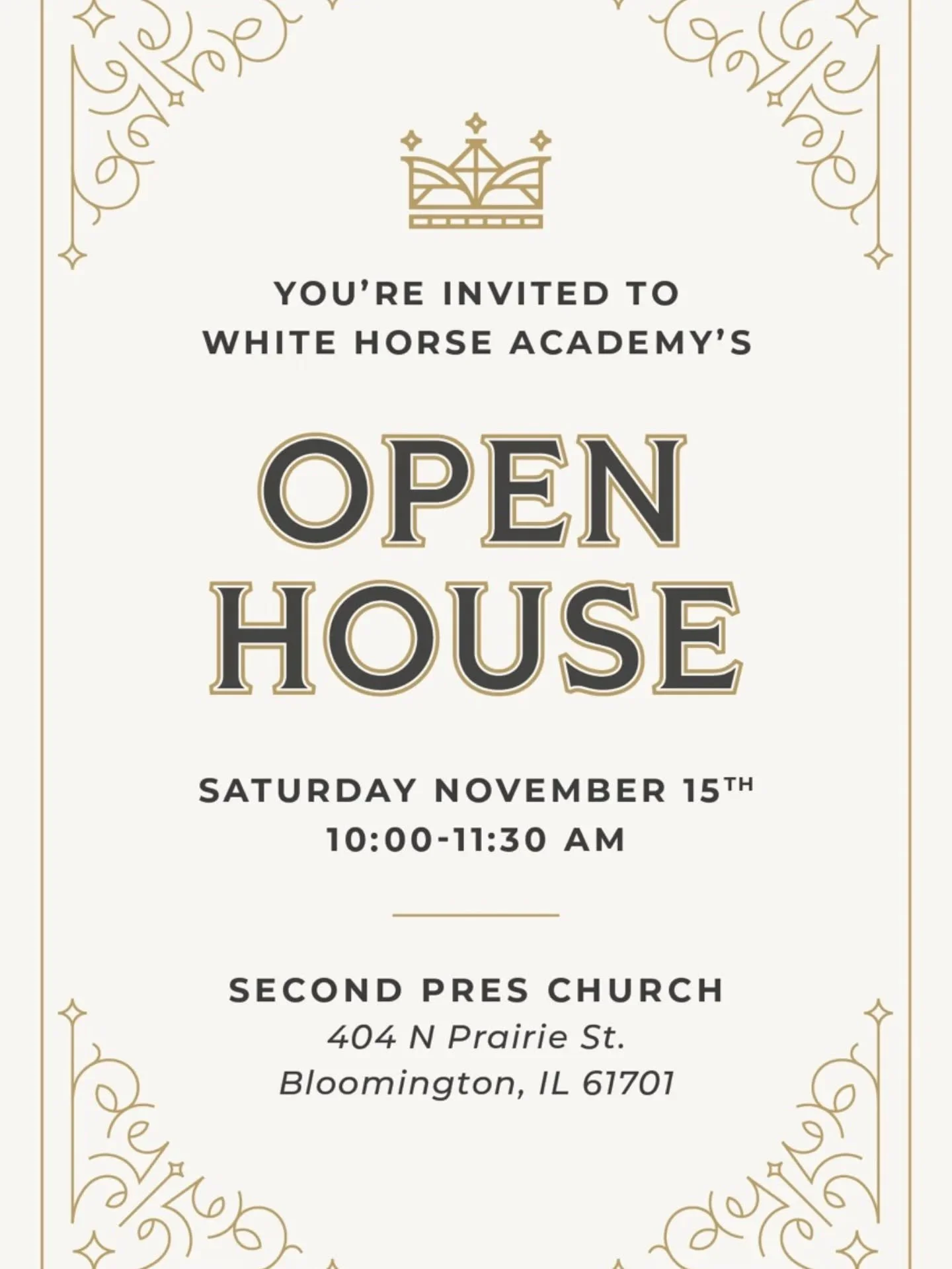 🎉Big News! White Horse is launching a 6th and 7th grade class next year! We are so excited to serve even more families by partnering with parents to raise faithful Christian cultural leaders. 

If you have students entering grades kindergarten to se