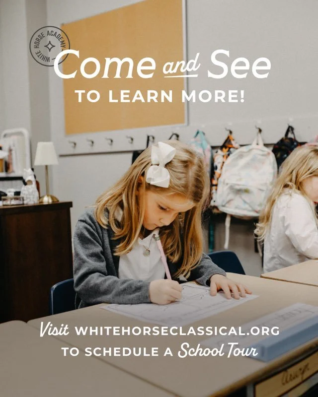 🤔Are we the right school for your family? 
We believe the best decision is made when both parents visit our campus, meet our leaders, and experience White Horse Academy first-hand. 👋

Schedule your tour by clicking the link in our profile 👆
