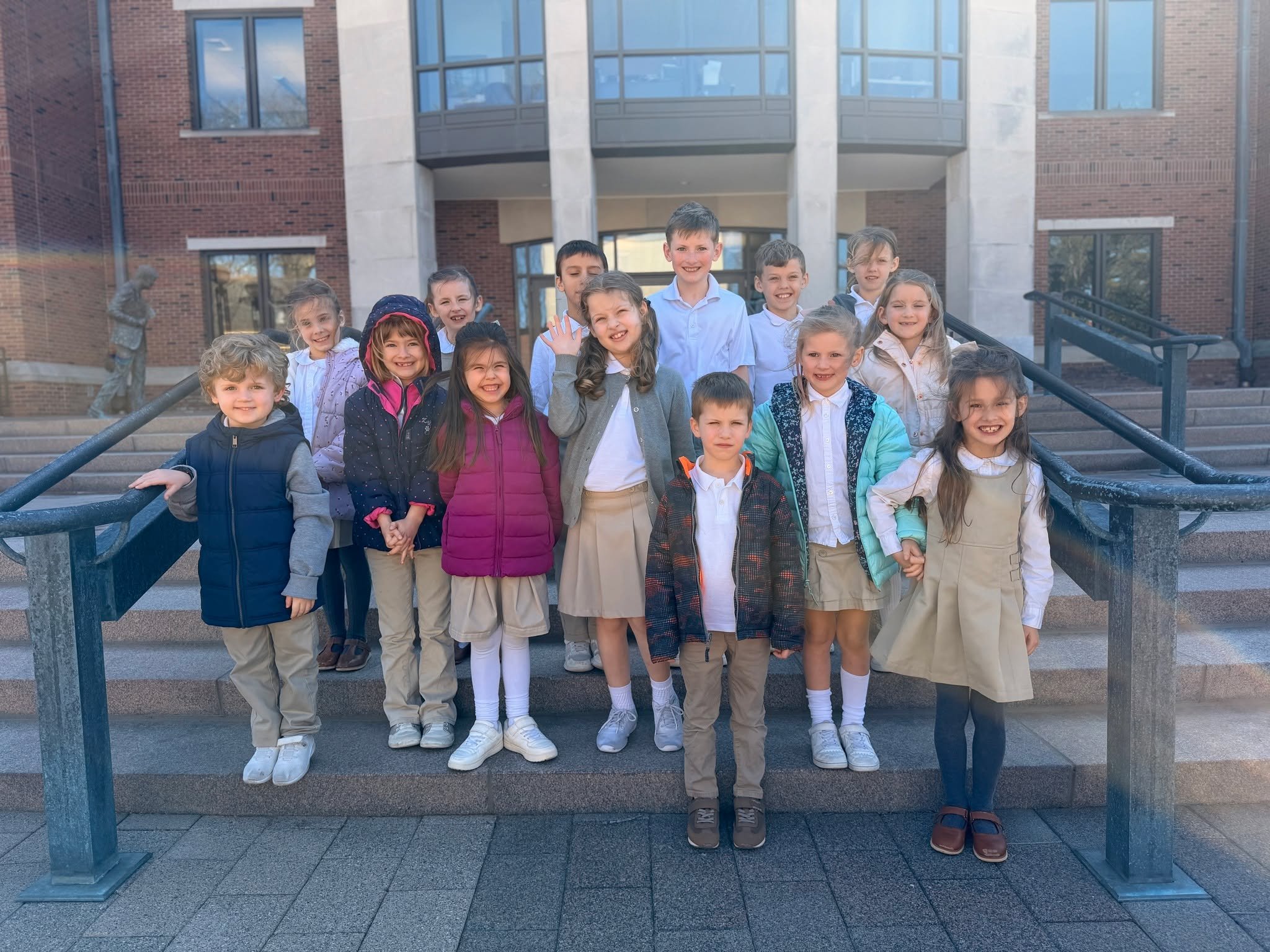 Last month, some of our students enjoyed a performance of "A Year with Frog and Toad" at @il_wesleyan. The timing was perfect, as our first and second graders had just finished reading a collection of Frog and Toad books! Such a blessing to