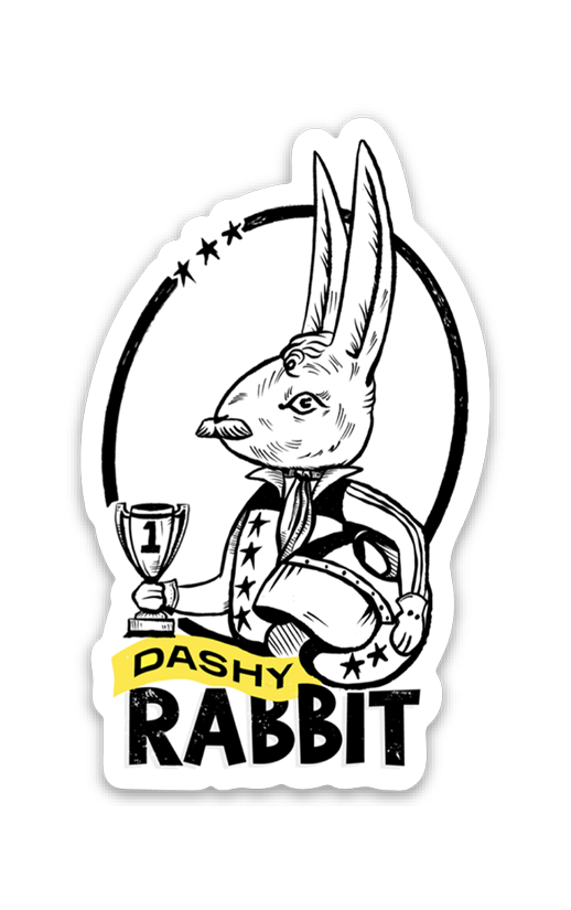 Dashy Rabbit Sticker