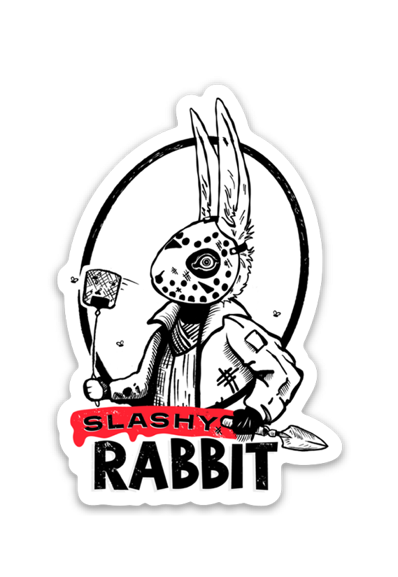 Slashy Rabbit Sticker