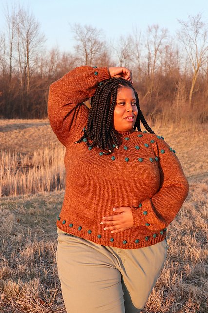 Zipporah sweater by Laeia of The Crafty MD