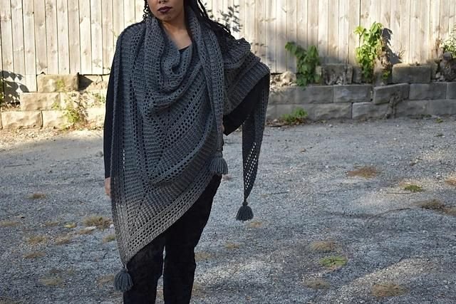 Nadia shawl by Corin of I Knit U Knot