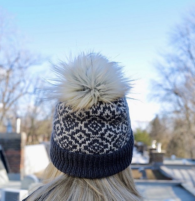 Melrose hat by Sasha of Verona knits