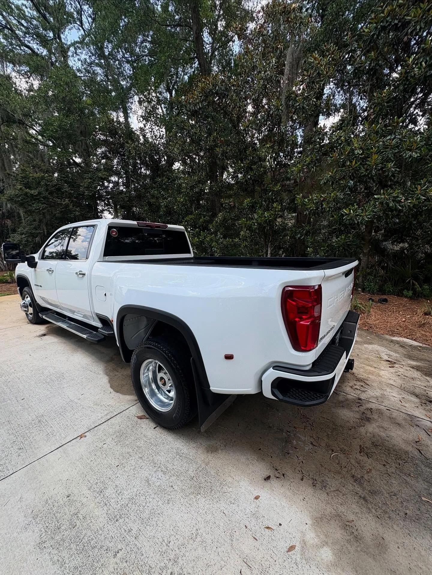 White Chevrolet pickup truck Detailing Beaufort, Bluffton and Hilton Head Island