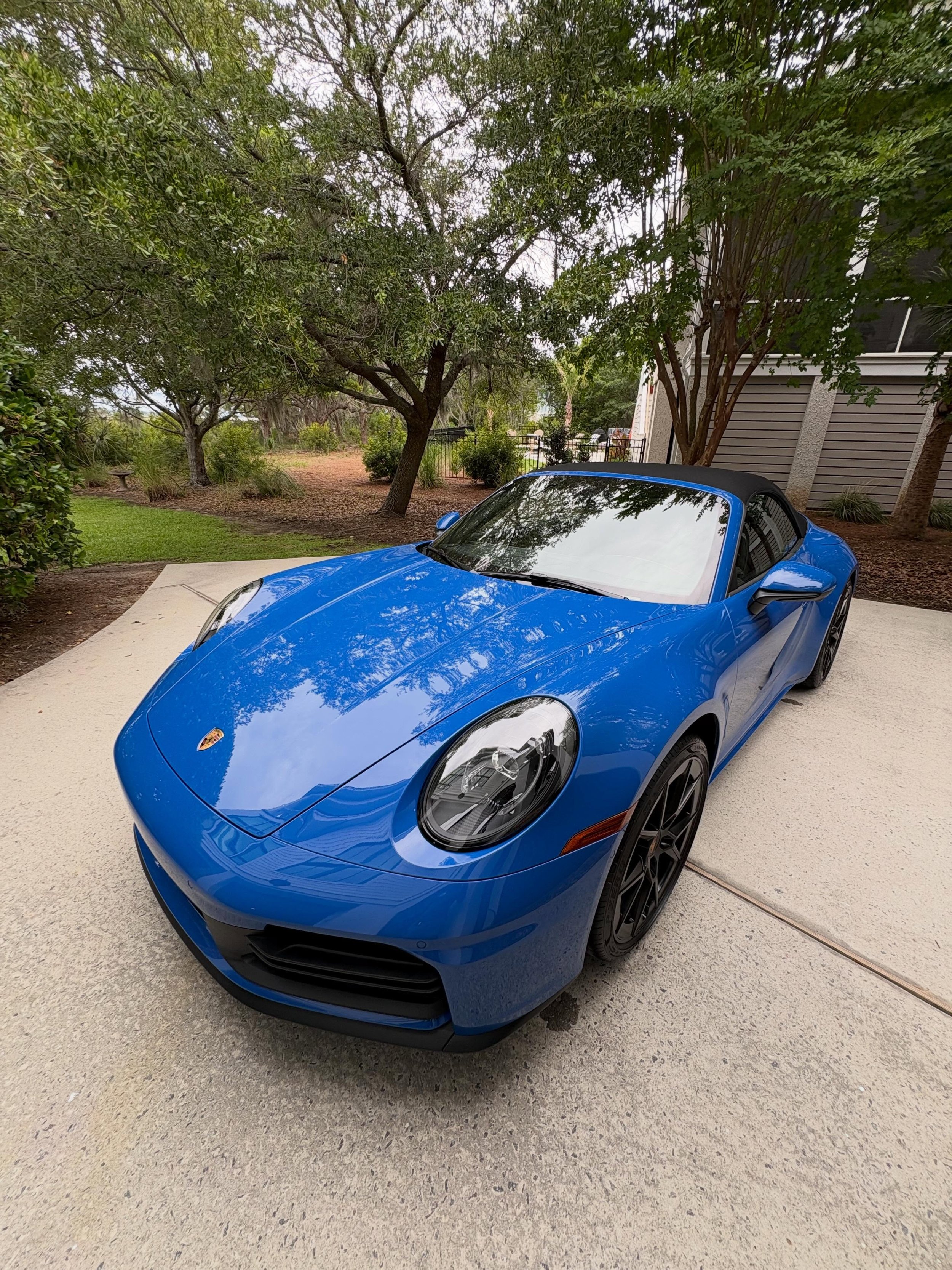 Blue Porsche