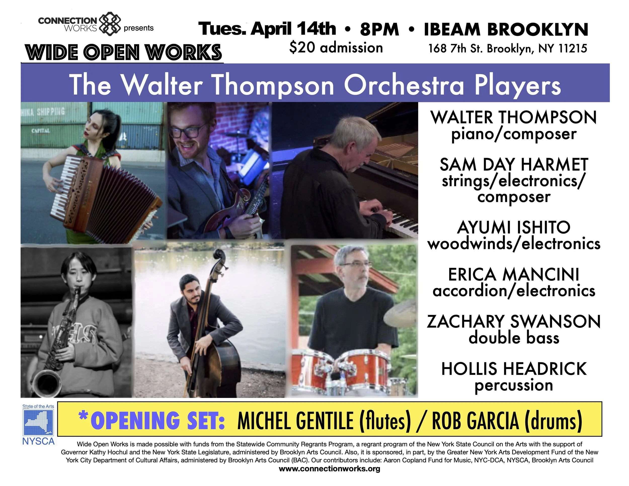 NEW YORK, USA - The Walter Thompson Orchestra Players