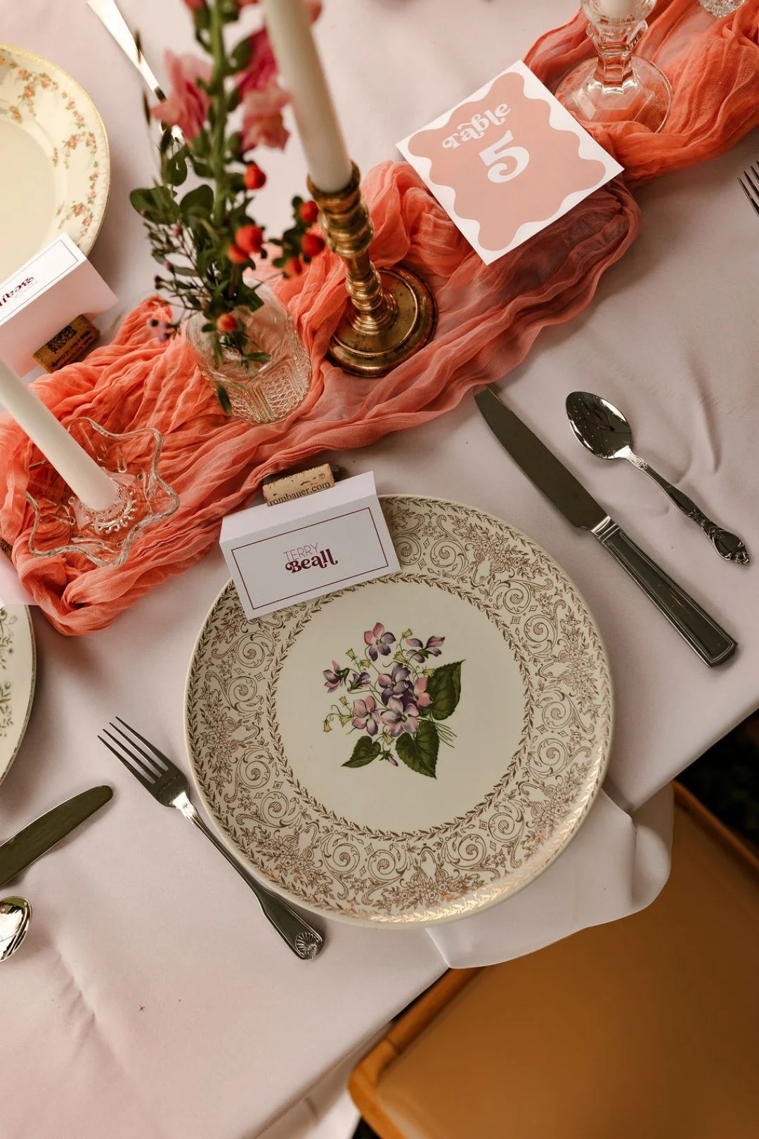 These place settings.... Vintage, thrifted anything always wins in my heart

Lauren &amp; Sean 💕
Photo @mountainlightstudio
Coordination @nancyessevents
Catering @stickboybreadco
Bouquets &amp; Florals @stillwaterfarmandgardens
Hair &amp; Makeup @br