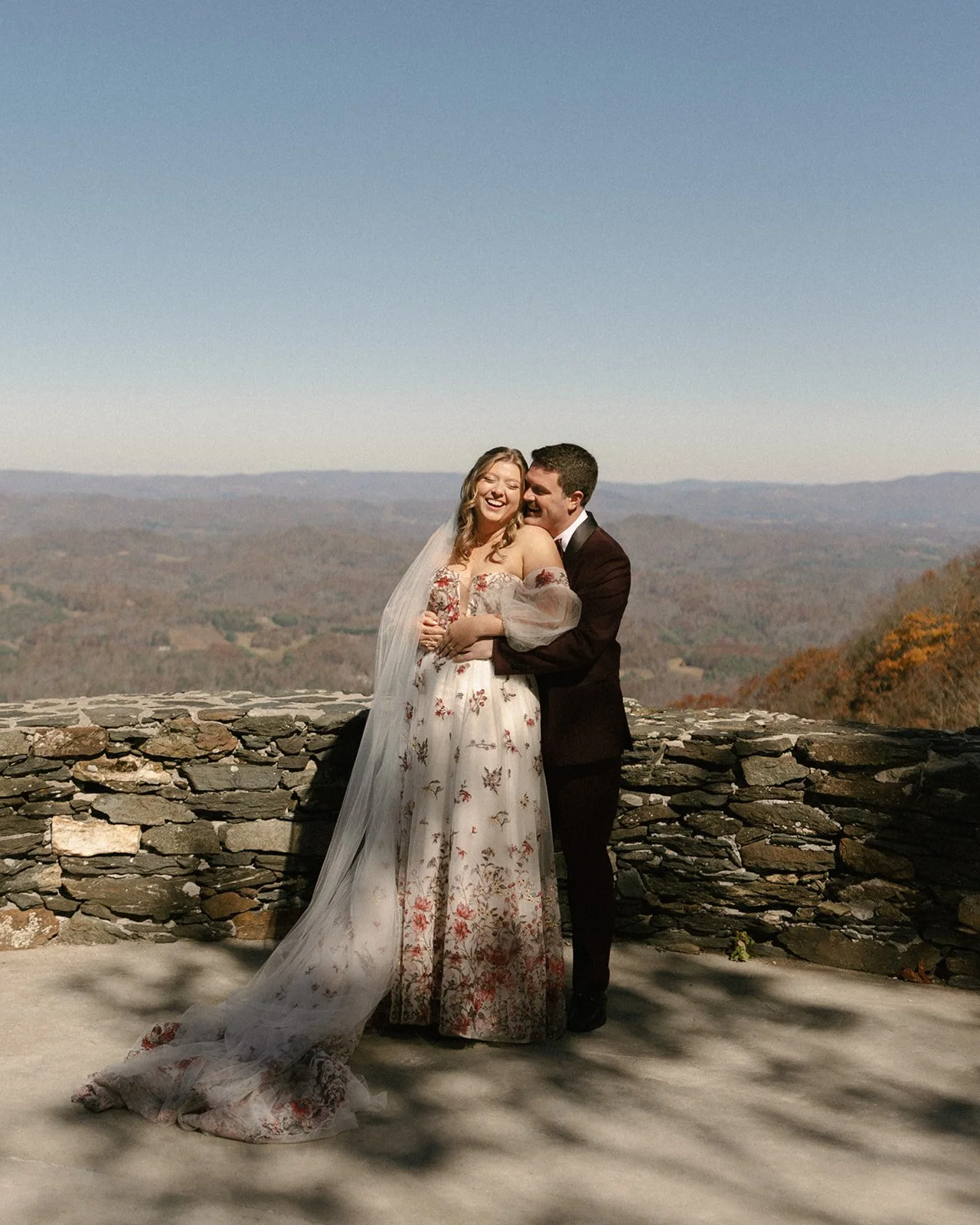 A Romantic Fall Wedding at The Barn on New River | Lindsey &amp; Wyatt’s North Carolina Mountain Celebration