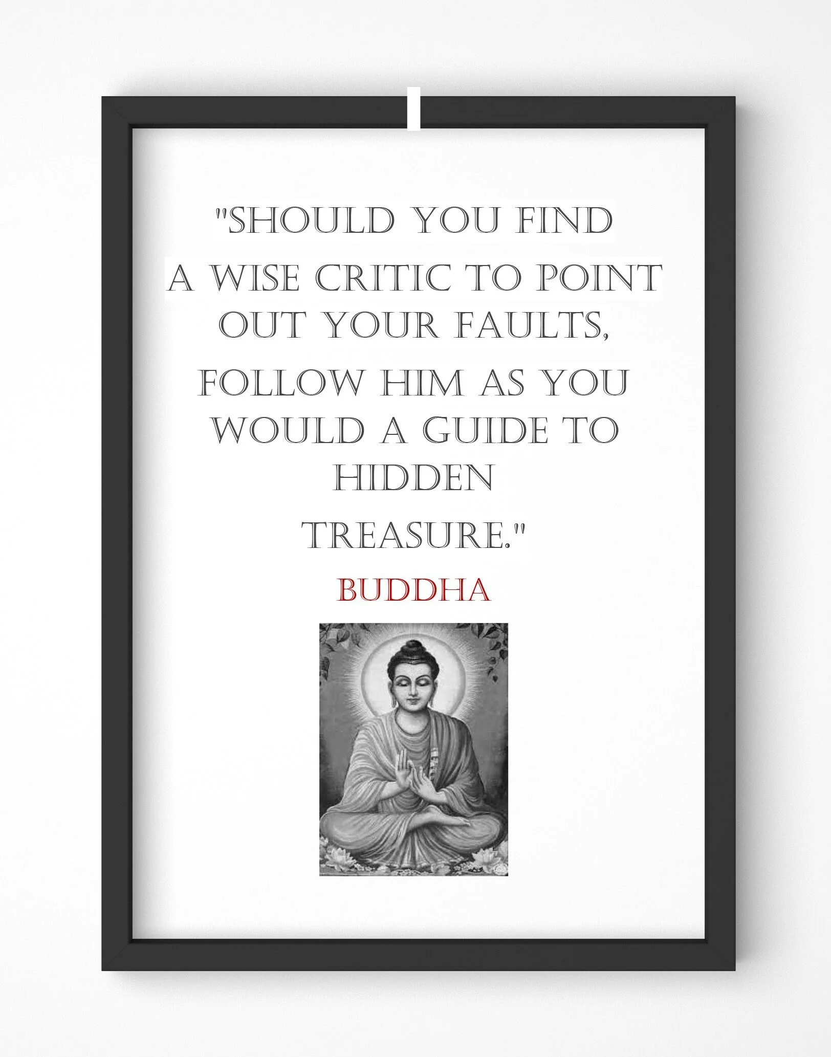 Buddha Quote, Print, Poster, Gift, Wall Art, Decor, Inspirational, Motivational, Art 007