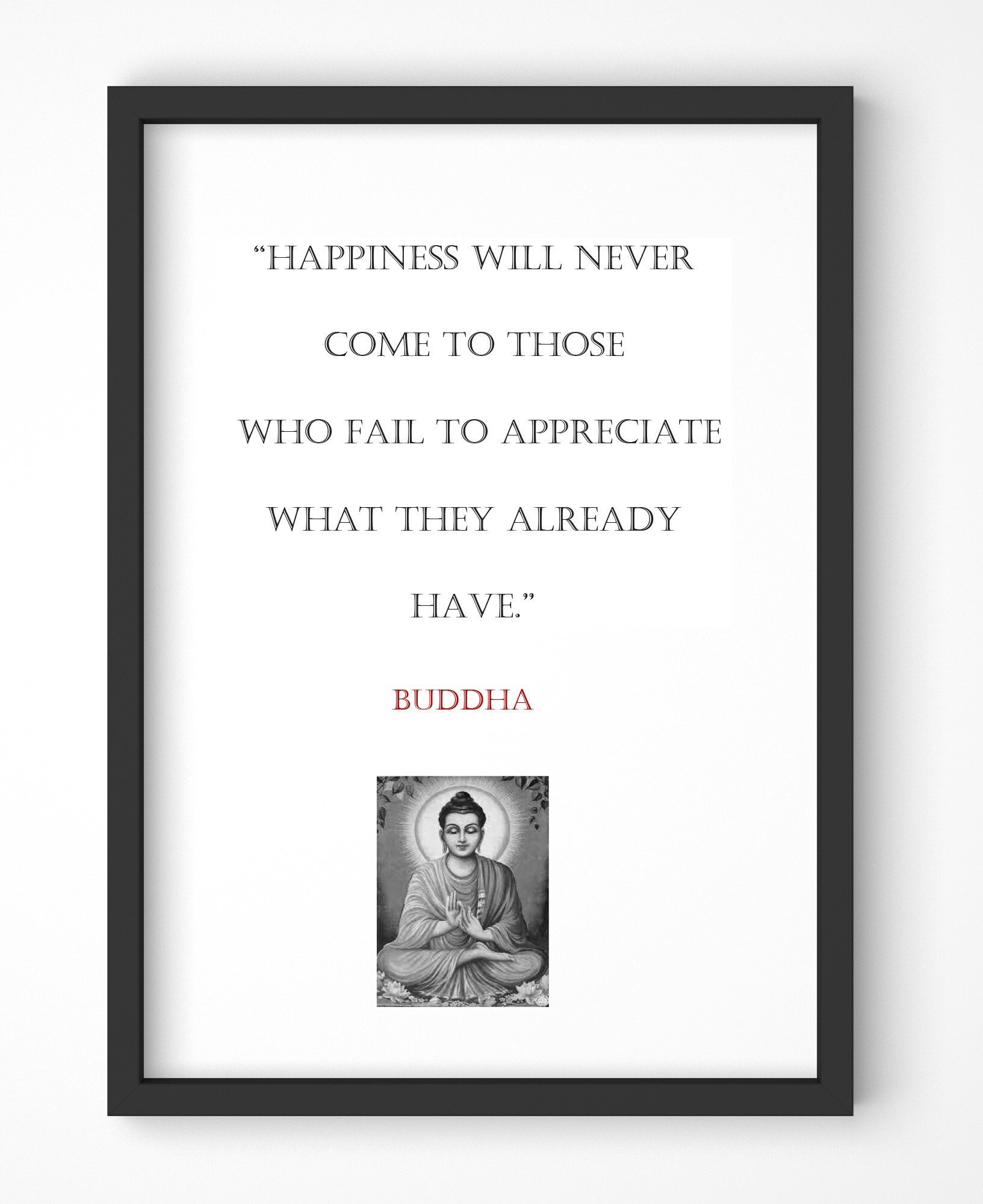 Buddha Quote, Print, Poster, Gift, Wall Art, Decor, Inspirational, Motivational, Art 005